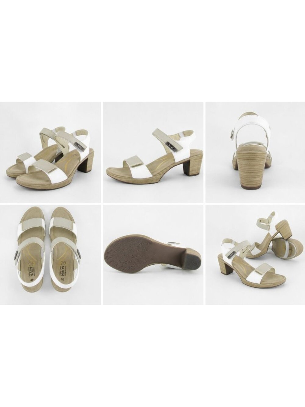 Naot Slingback Mid (2-2.9 in) Heel Height Sandals for Women Size 40 (9) Wedding